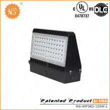 UL Dlc listete 120W LED Wandpackung im Freien auf